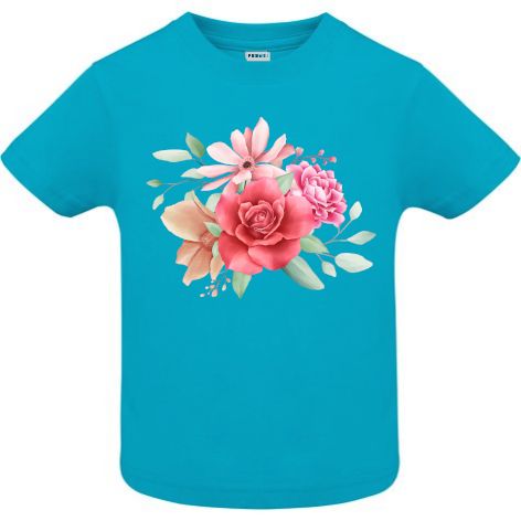 Tricou copii - Buchet cu trandafir - imagine 3