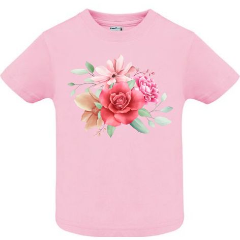 Tricou copii - Buchet cu trandafir - imagine 6