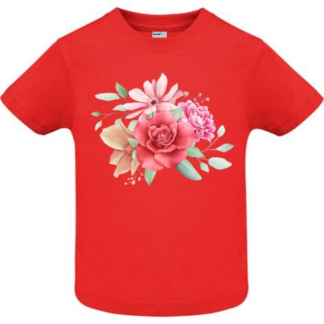 Tricou copii - Buchet cu trandafir - imagine 5