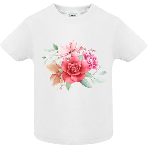 Tricou copii - Buchet cu trandafir - imagine 2