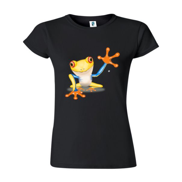 Tricou damă - Broscuța prietenoasă - imagine 3
