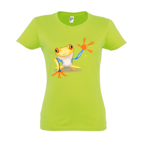 Tricou damă - Broscuța prietenoasă - imagine 5