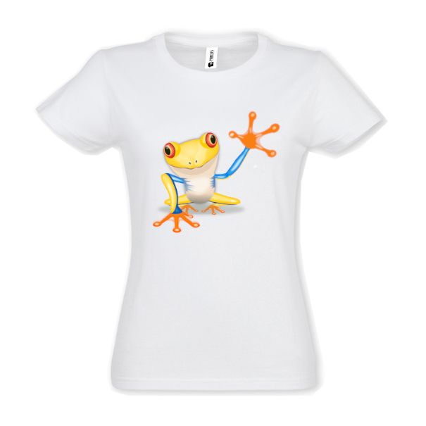 Tricou damă - Broscuța prietenoasă - imagine 2