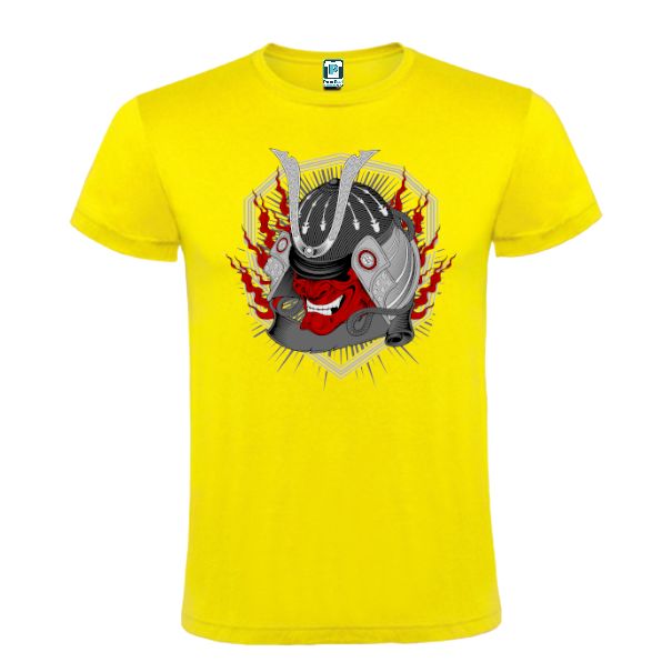 Tricou bărbat - Samurai cu flăcări - imagine 3
