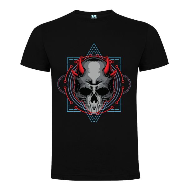 Tricou bărbat - Craniu de demon - imagine 4