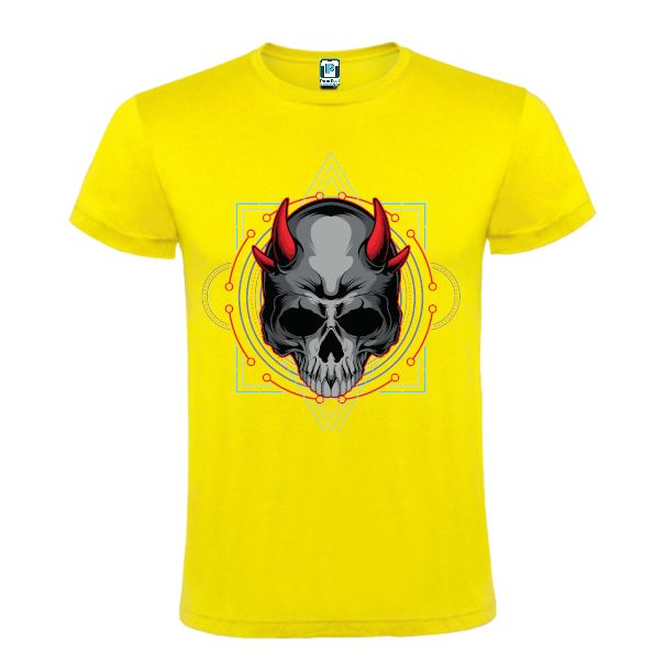 Tricou bărbat - Craniu de demon - imagine 3