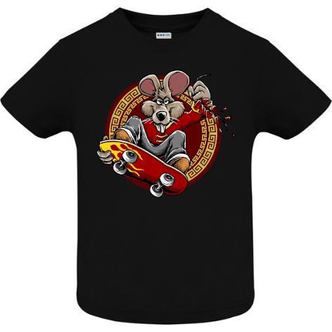 Tricou copii - Rat Skateboarder - imagine 6