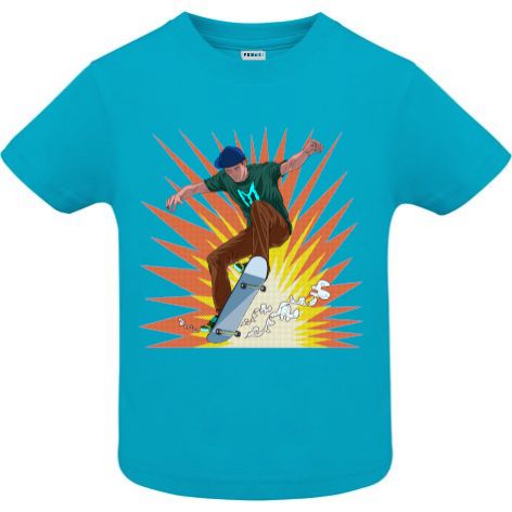 Tricou copii - Skateboarder - imagine 3