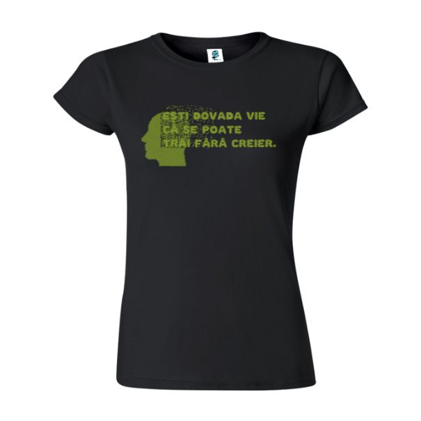 Tricou damă - Fără creier - imagine 2