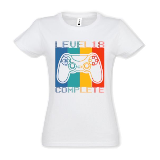 Tricou damă - Level 18 Complete - imagine 2