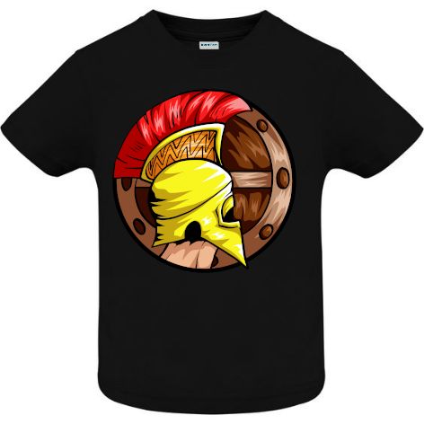 Tricou copii - Spartan cu casca galbenă - imagine 5