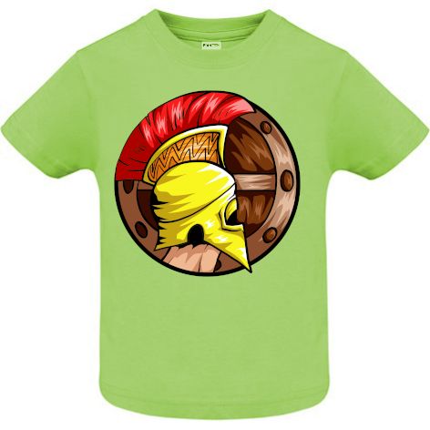 Tricou copii - Spartan cu casca galbenă - imagine 7