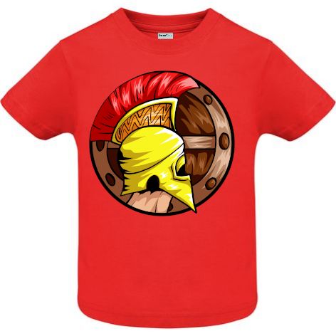 Tricou copii - Spartan cu casca galbenă - imagine 6