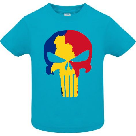 Tricou copii - Romanian Skull - imagine 4
