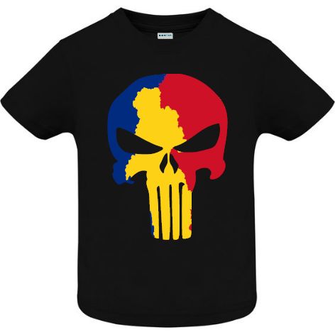 Tricou copii - Romanian Skull - imagine 6
