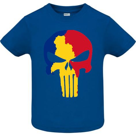 Tricou copii - Romanian Skull - imagine 3