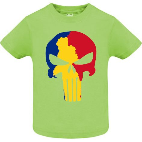 Tricou copii - Romanian Skull - imagine 7