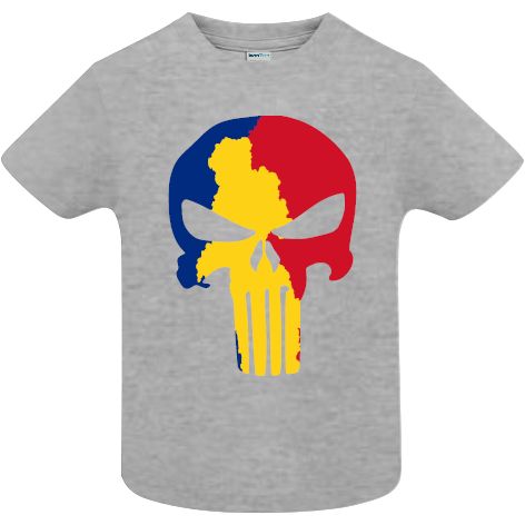 Tricou copii - Romanian Skull - imagine 5