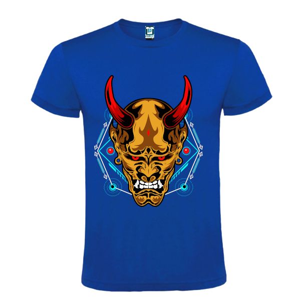 Tricou bărbat - Diavol cu simboluri geometrice - imagine 3