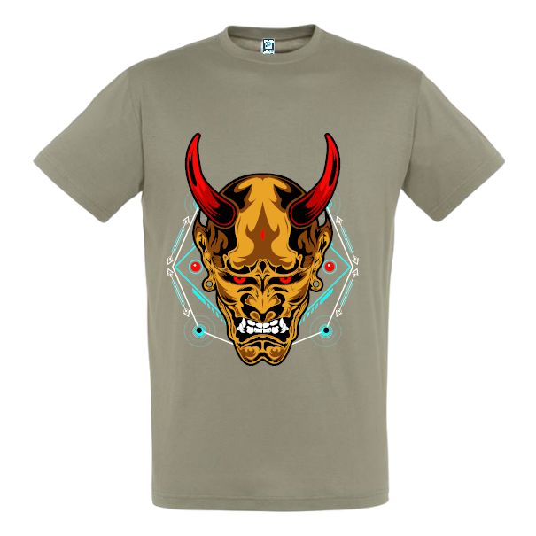 Tricou bărbat - Diavol cu simboluri geometrice - imagine 5