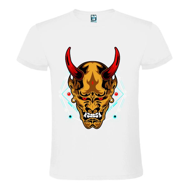 Tricou bărbat - Diavol cu simboluri geometrice - imagine 2