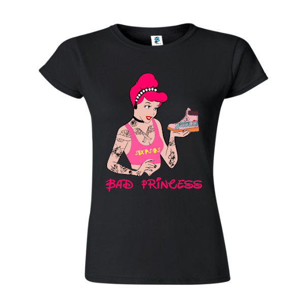 Tricou damă - Cinderella Bad Princess - imagine 2