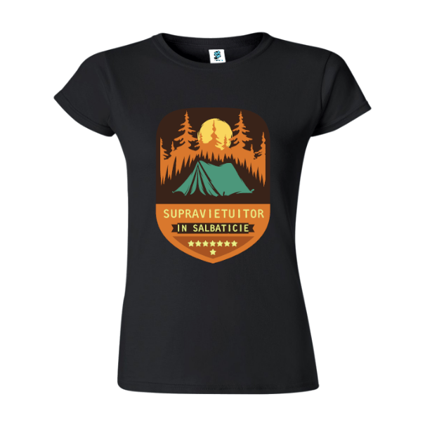 Tricou damă - Supraviețuitor în sălbăticie - imagine 3