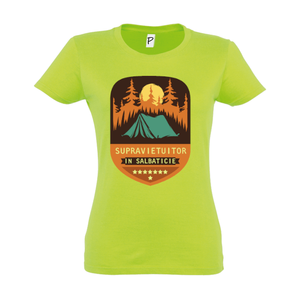 Tricou damă - Supraviețuitor în sălbăticie - imagine 5