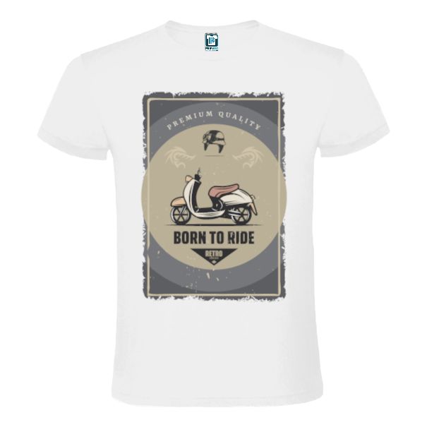 Tricou bărbat - Retro Scooter - imagine 2