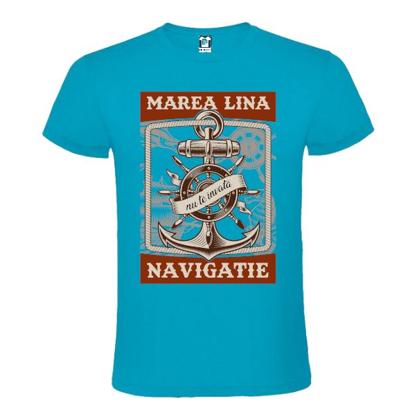 Tricou bărbat - Marea lină - imagine 3