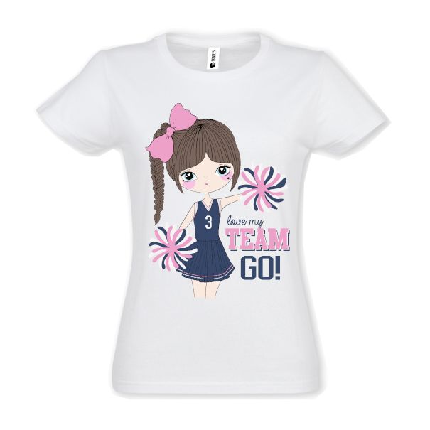 Tricou damă - Love my team - imagine 2