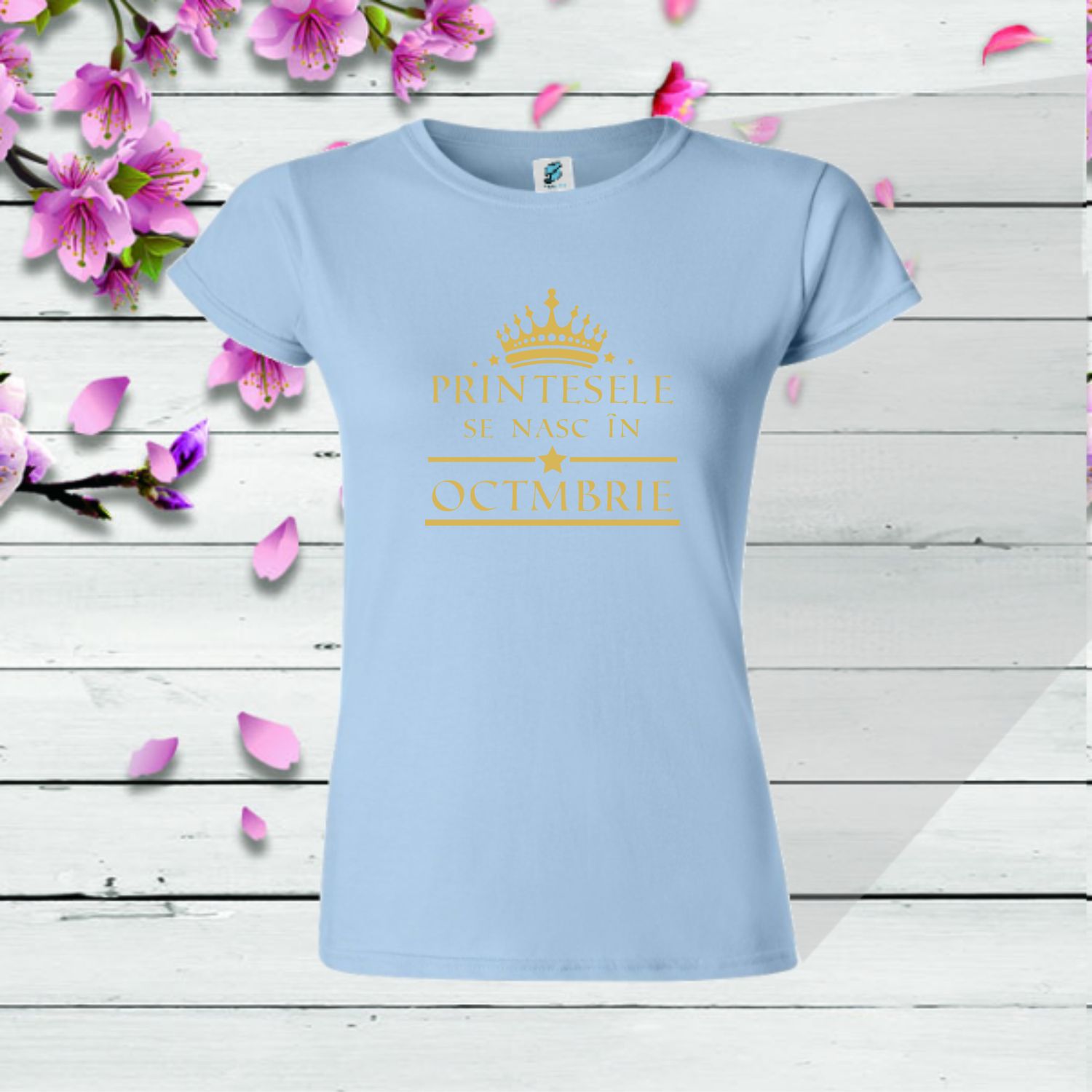 Tricou damă - Prințesele se nasc în octombrie - imagine 3