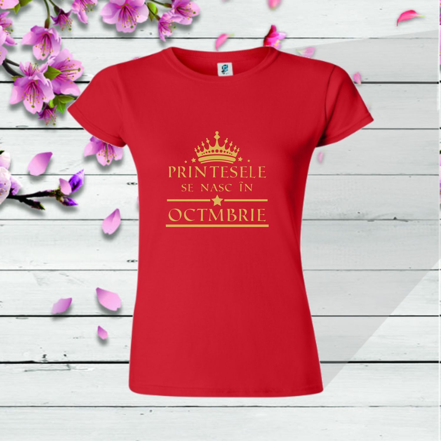 Tricou damă - Prințesele se nasc în octombrie - imagine 6