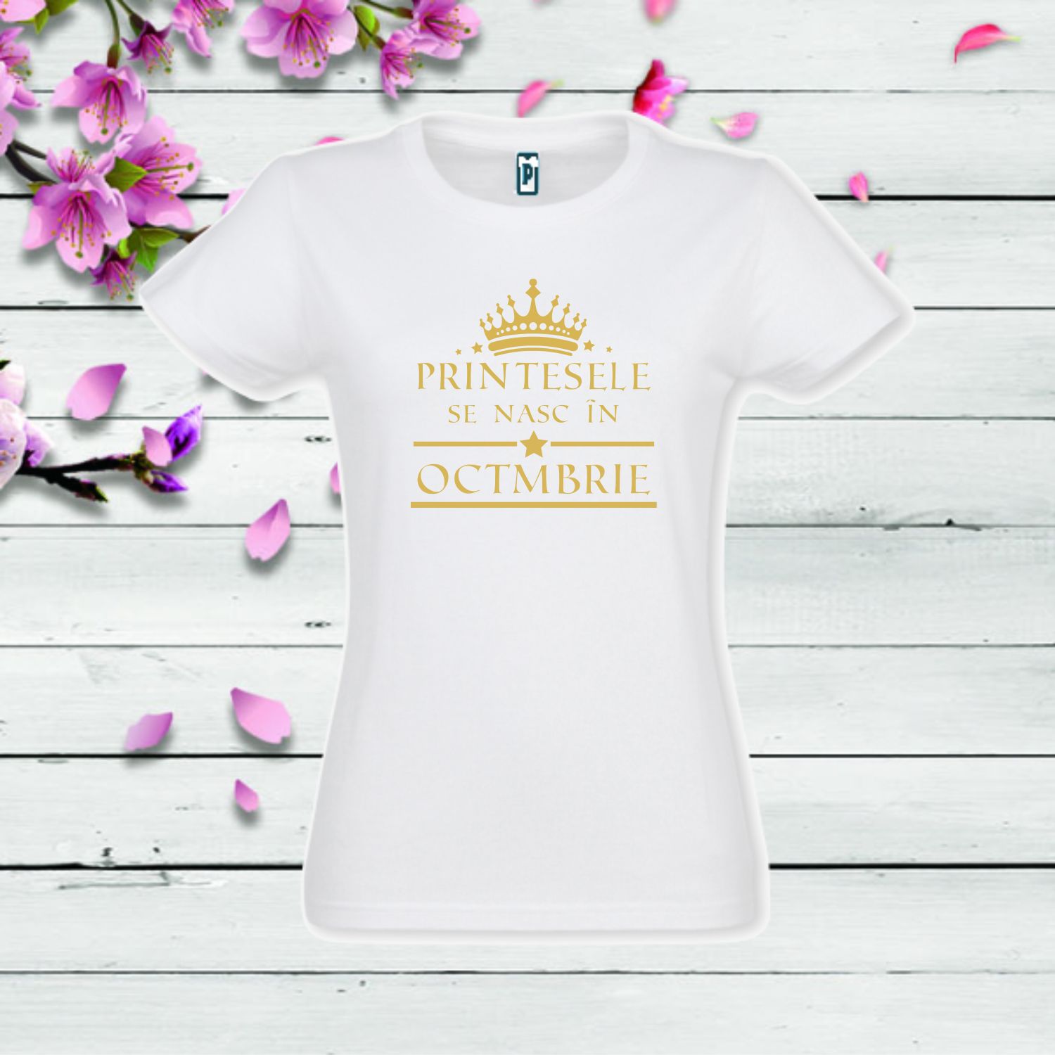 Tricou damă - Prințesele se nasc în octombrie - imagine 2