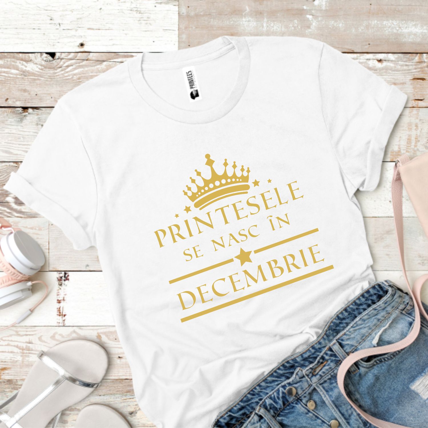Tricou damă - Prințesele se nasc în decembrie