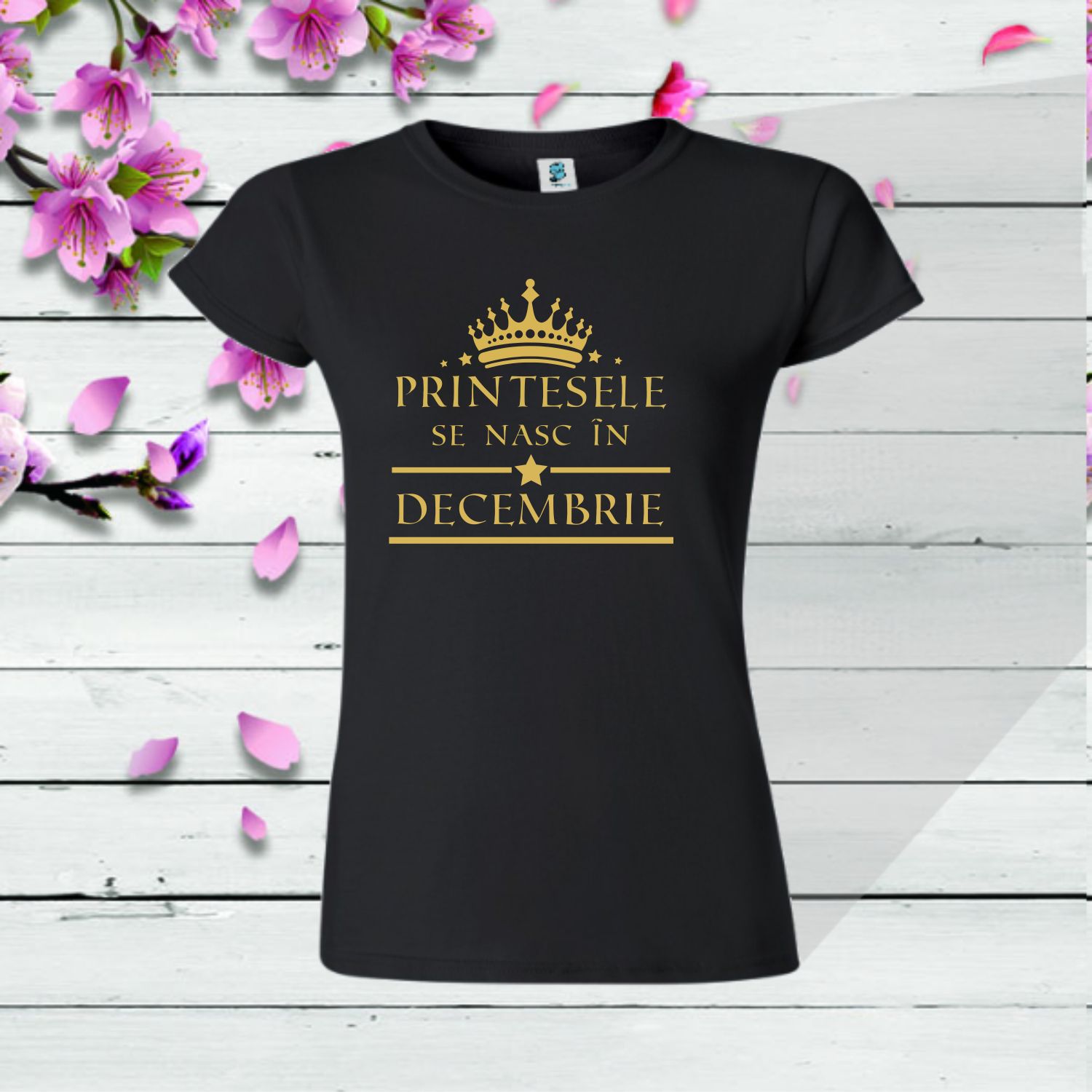Tricou damă - Prințesele se nasc în decembrie - imagine 4