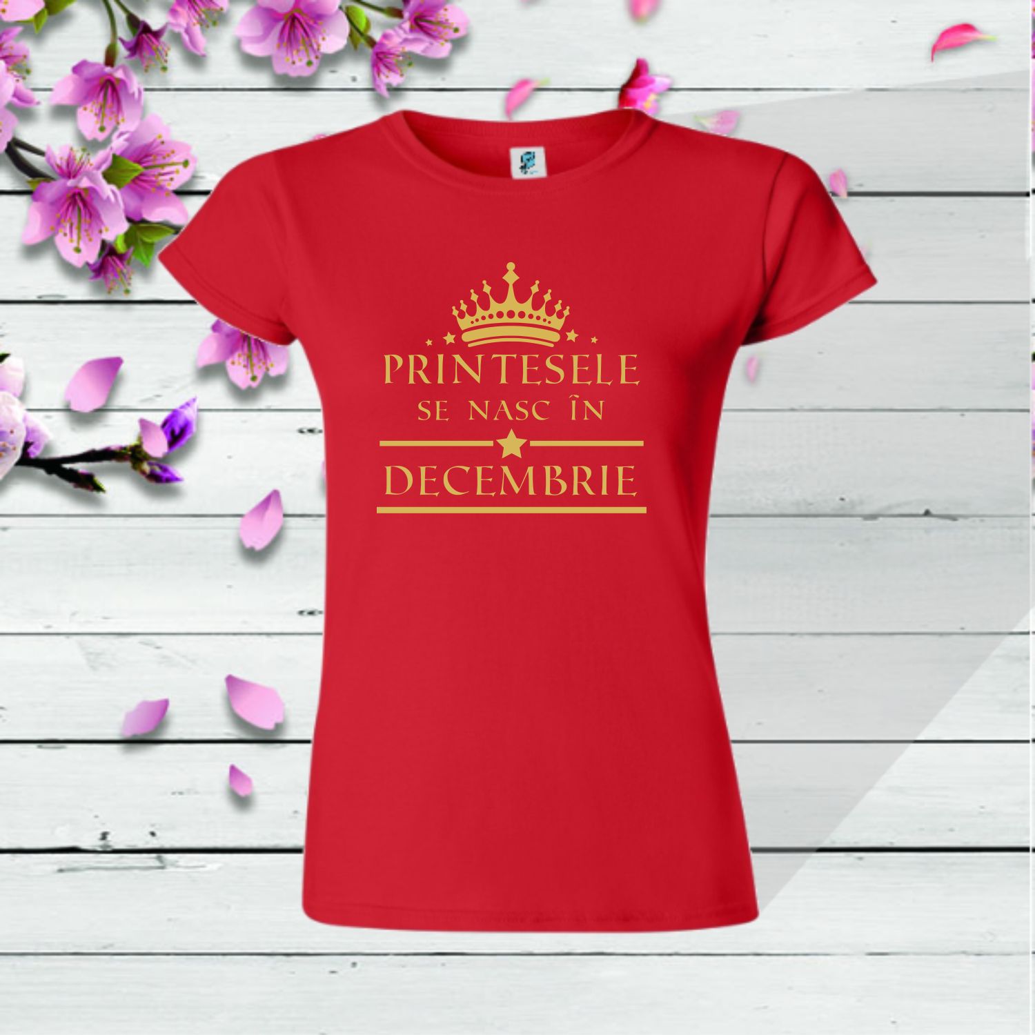 Tricou damă - Prințesele se nasc în decembrie - imagine 5