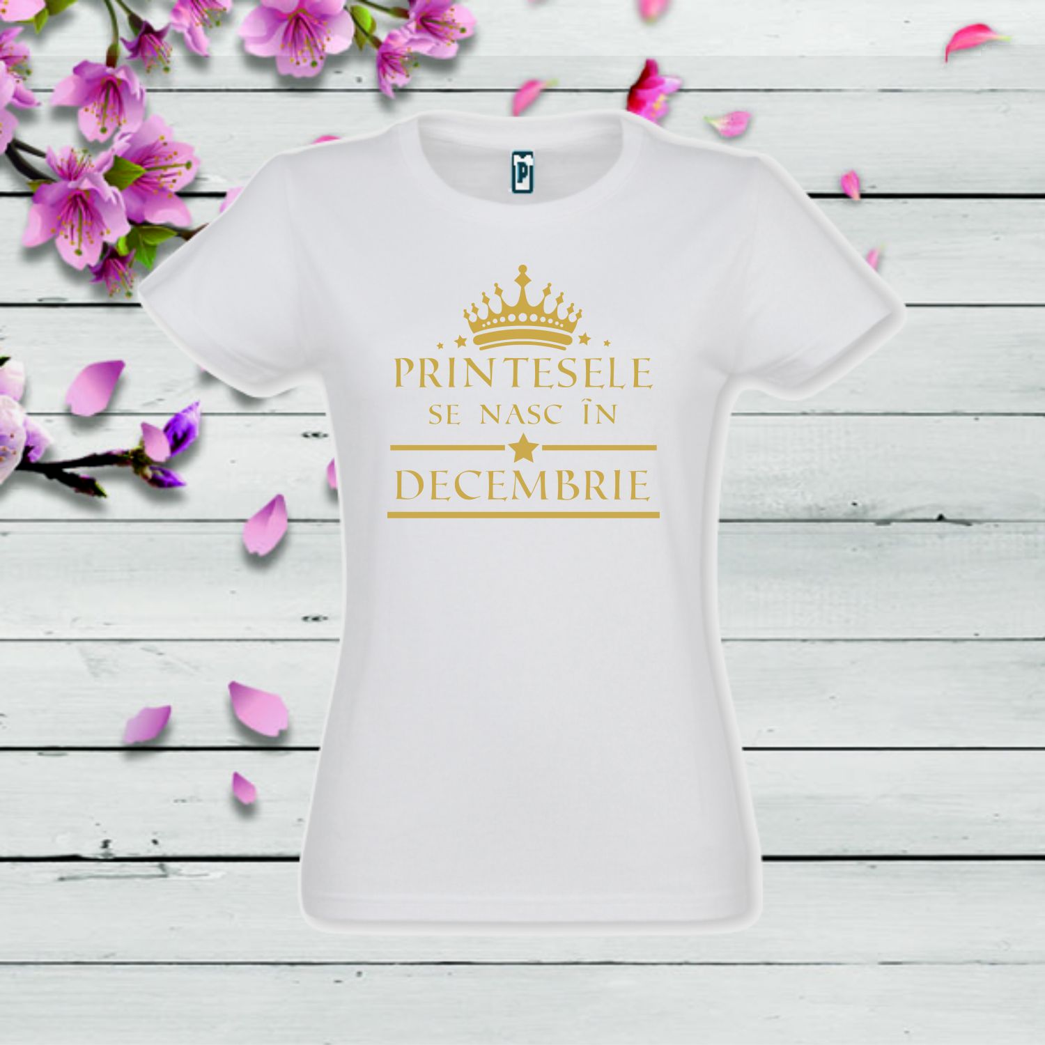 Tricou damă - Prințesele se nasc în decembrie - imagine 2