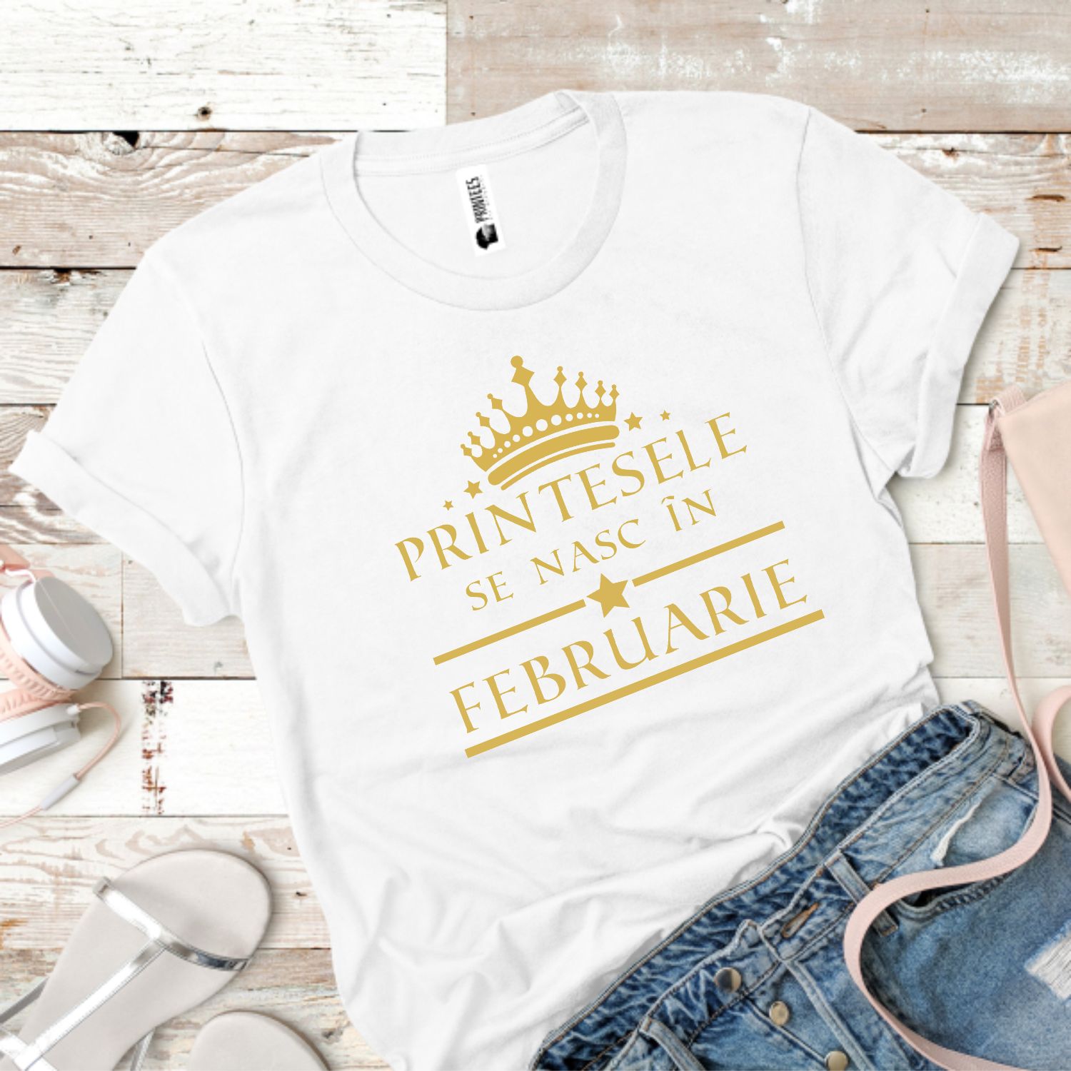 Tricou damă - Prințesele se nasc în februarie