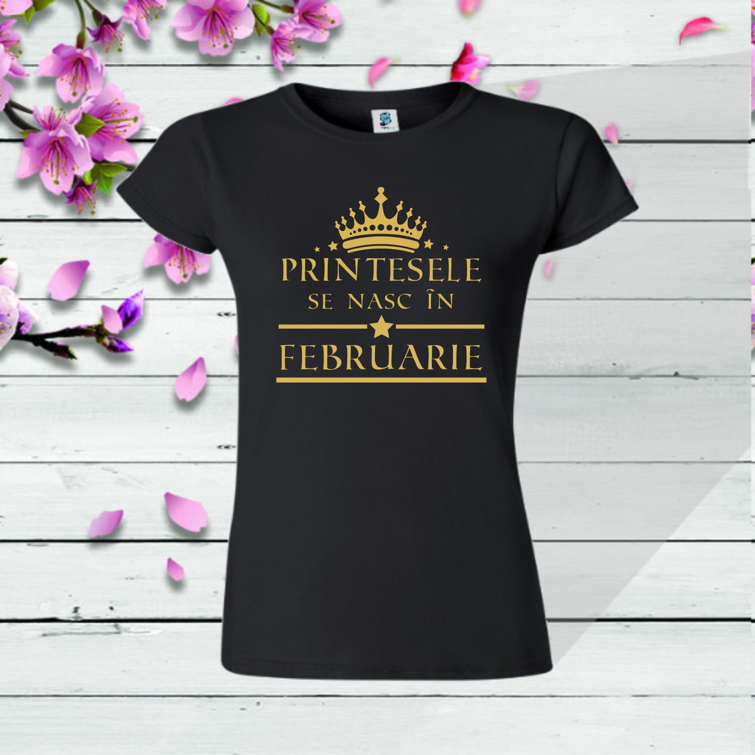 Tricou damă - Prințesele se nasc în februarie - imagine 5