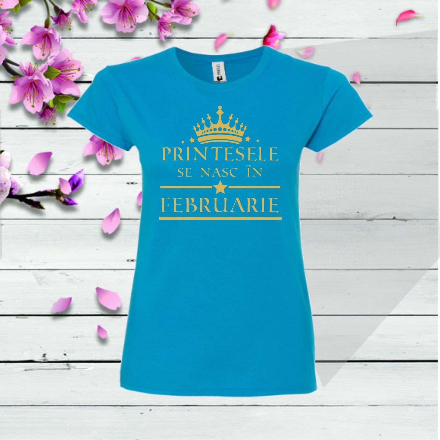 Tricou damă - Prințesele se nasc în februarie - imagine 4