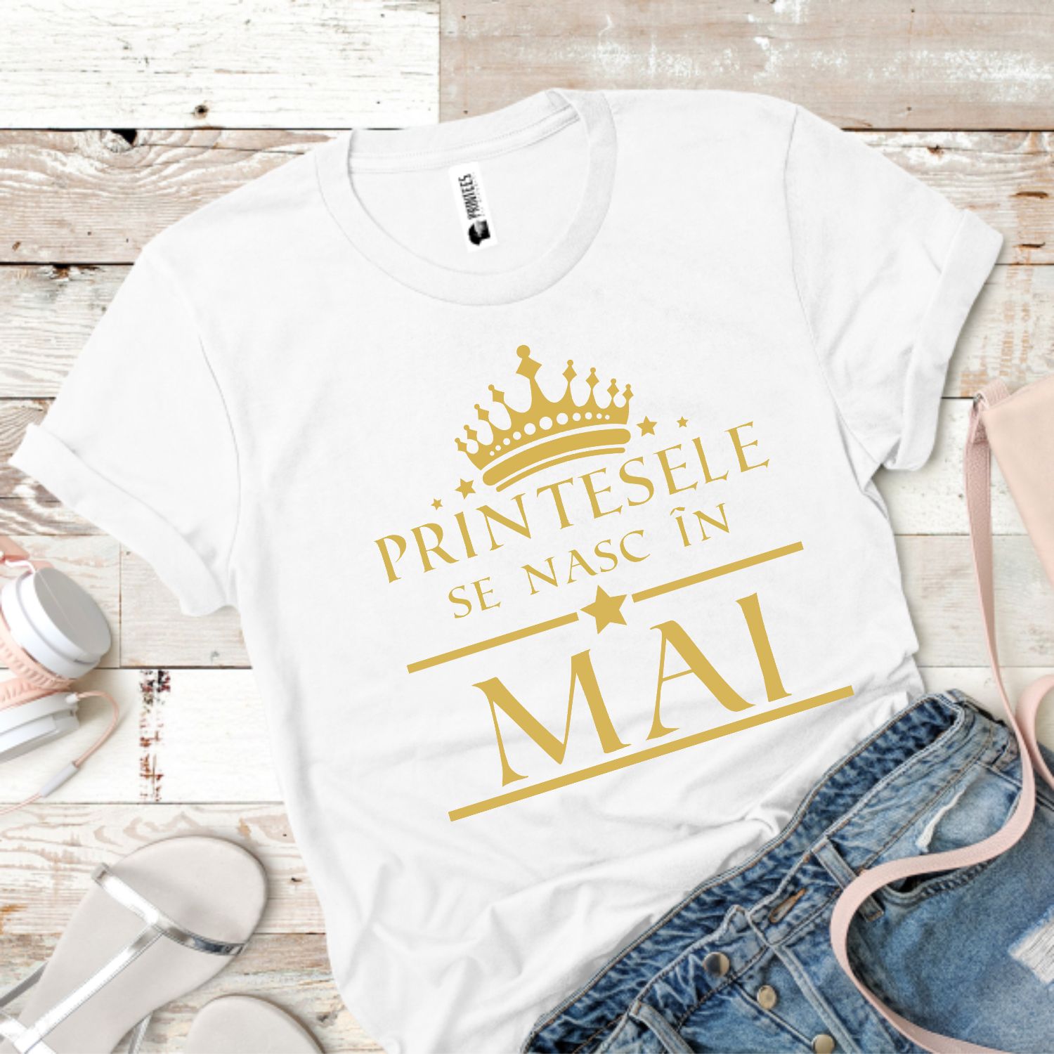 Tricou damă - Prințesele se nasc în mai