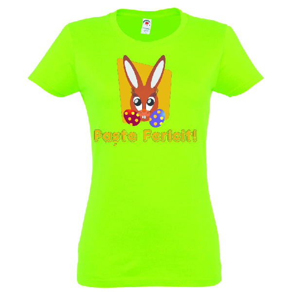 Tricou damă - Iepuraș de Paște cu ouă - imagine 6