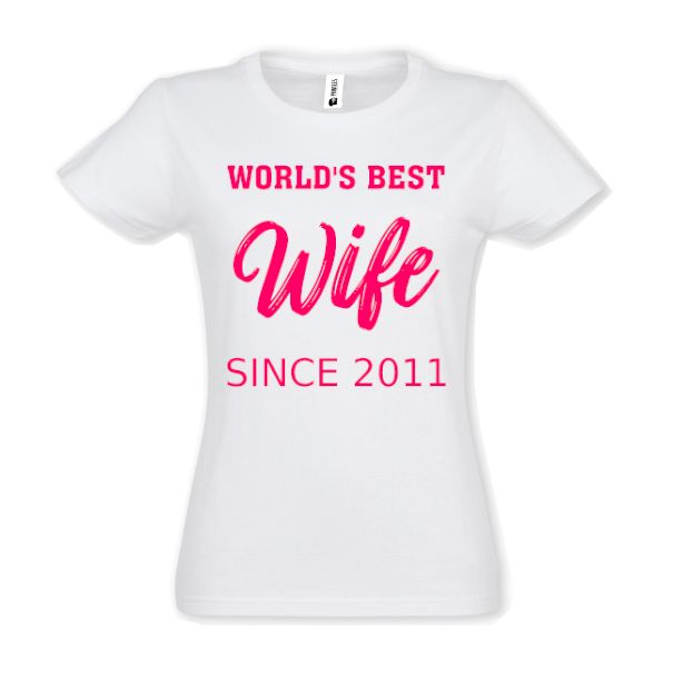 Tricou damă - 2011 Best Wife - imagine 2