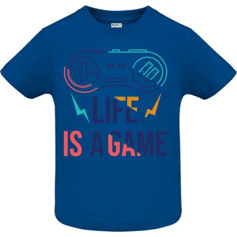 Tricou copii - Life is a game - imagine 3