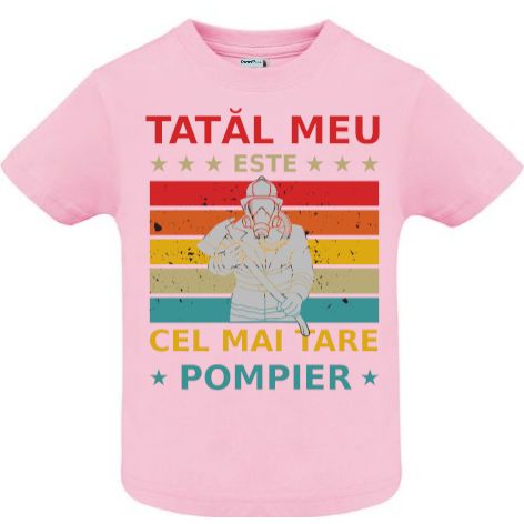 Tricou copii - Tata e pompier - imagine 6