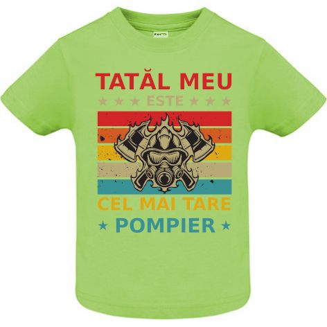 Tricou copii - Tata pompier - imagine 7