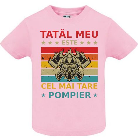 Tricou copii - Tata pompier - imagine 6
