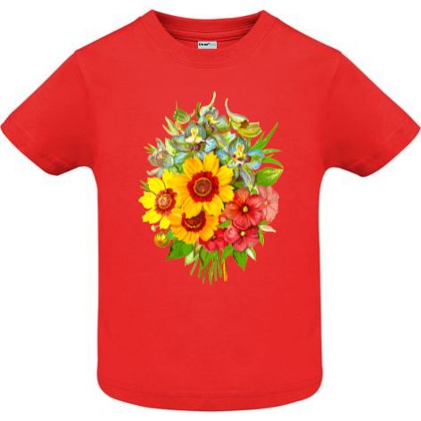 Tricou copii - Buchet cu floarea soarelui - imagine 5