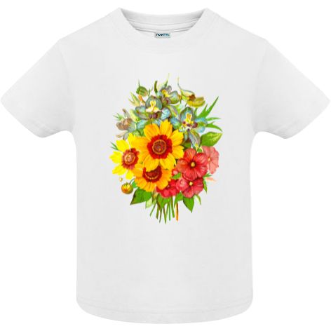 Tricou copii - Buchet cu floarea soarelui - imagine 2